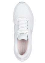 SKECHERS, sportliche Damen-Sneaker, aus Leder WEISS